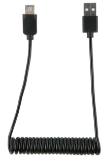 Кабель интерфейсный Red Line Spiral УТ000015709 USB-Micro USB, черный