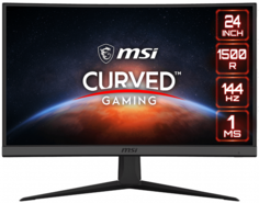 Монитор 23,6" MSI Optix G24C6 9S6-3BA01T-039 1920x1080, VA, 144Hz, 1ms, 250cd/m2, 16:9, FreeSync, curved, DP, 2*HDMI, TILT