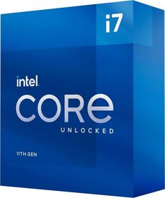 Процессор Intel Core i7-11700K BX8070811700K Rocket Lake 8C/16T 3.6-5.0GHz (LGA1200, L3 16MB, 14nm, UHD Graphics 750 1.3GHz, 125W) Box w/o cooler