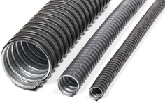 Металлорукав в ПВХ изоляции ЗЭТАРУС zeta42227 DN 20мм, Dвн 19,1мм, Dнар 23,2мм, без протяжки, цвет чёрный,МРПИ нг (уп/50м)