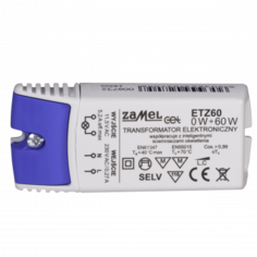 Трансформатор Zamel ETZ60 электронный 230/11,5V 0-60W IP20