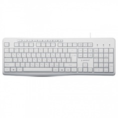 Клавиатура Gembird KB-8430M белая, USB, 113 кл, м/медиа, каб. 1,5м