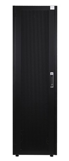 Шкаф напольный 19", 26U Datarex DR-721231 телекоммуникационный 600х1000, передняя дверь перфорация, задняя стенка перфорированная, черный