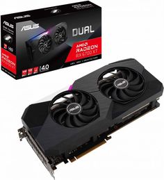 Видеокарта PCI-E ASUS Radeon RX 6700 XT DUAL (DUAL-RX6700XT-12G) 90YV0G82-M0NA00 12GB GDDR6 192bit 7nm 2321/16000MHz HDMI/3*DP