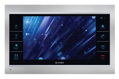 Видеодомофон Slinex SL-10IP Silver+White цветной, TFT LCD 10.1" 16:9 (1024×600), подключение 2-х вы