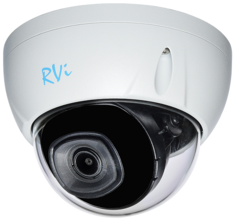 Видеокамера IP RVi RVi-1NCD2362 (2.8) 1/2.8” КМОП, фиксированный, 2,8 мм, ИК-подсветка: 50 м, 2Мп, 25к/с, H.264, H.265, H.264+, H.265+, MJPEG, HLC, BL