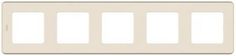 Рамка Legrand 673971 Inspiria слоновая кость - 5 постов