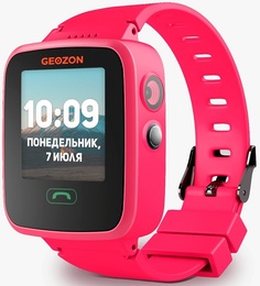 Часы GEOZON AQUA G-W04PNK pink, детские/MT2503A/1.44” IPS 240×240/Glonass,GPS,LBS,A-GPS,ELLP/600Mah/