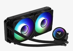 Система охлаждения жидкостная AeroCool Mirage L240 BK LGA2066/2011/1200/115x/775/AM4/AM3+/AM3/AM2+/AM2/FM2/FM1 (Al+Cu, 2*120mm, 600-1800rpm, 26.8dBA,