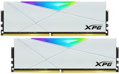 Модуль памяти DDR4 16GB (2*8GB) ADATA AX4U32008G16A-DW50 XPG SPECTRIX D50 white PC4-25600 3200MHz CL16 радиатор 1.35V