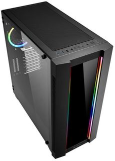 Корпус eATX Sharkoon ELITE SHARK CA200G черный, без БП, с окном, 2*USB 3.0, 2*USB 2.0, audio