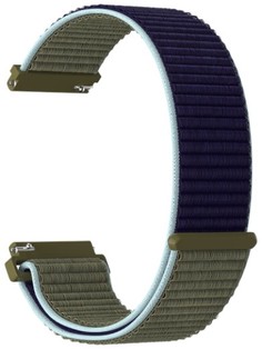Ремешок на руку Lyambda Vega DS-GN-03-22-46 из нейлона для часов 22 mm Khaki-blue