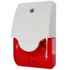 Лампа Smartec ST-AA020LS-RD строб с сиреной, красная, 12 В (DC), 102 db