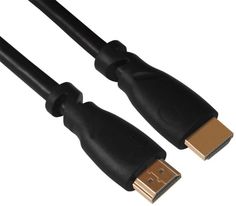 Кабель интерфейсный HDMI удлинитель GCR GCR-HM311-1.0m 01011, v2.0 M/M черный, OD7.3mm, 28/28 AWG, позолоч. контакты, Ethernet 18.0 Гбит/с, 3D, 4K, тр