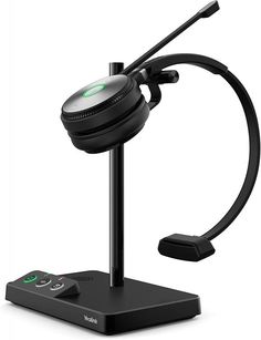 Гарнитура Yealink WH62 Mono UC беспроводная, HD звук, 160м DECT, шумоподав, USB-хаб