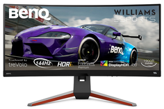 Монитор 34" BenQ EX3415R 3440x1440, 144Hz, 1(2)ms, 21:9, 400cd/m2, 1000:1, 178/178, 2*HDMI, DP, 2*USB 3.0, USB -B, SPK, HAS, Swivel, Tilt, Curvature 1