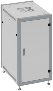 Шкаф напольный 19", 22U SYSMATRIX SL 6022.722 600x1000x1100mm (ШхГхВ) передняя дверь сплошная металлическая, задняя дверь сплошная металлическая, пово
