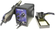 Паяльная станция термовоздушная Element 878 15298 (фен+паяльник) 700Вт, 220V