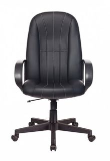 Кресло Бюрократ T-898AXSN T-898/#B руководителя, черный Leather Black искусственная кожа крестовина пластик