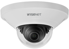 Видеокамера IP Wisenet QND-6011 внутренняя купольная миниатюрная; 1/2.8" CMOS, 2 МП (1920x1080), 30 кадр/сек. (H.265/H.264), 15 кадр/сек (MJPEG); подд