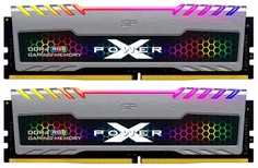 Модуль памяти DDR4 16GB (2*8GB) Silicon Power Xpower Turbine RGB SP016GXLZU360BDB 3600MHz CL18 1.35V