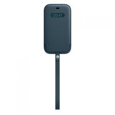 Чехол Apple Leather Sleeve with MagSafe MHYD3ZE/A для iPhone 12 | 12 Pro, baltic blue