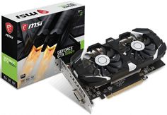 Видеокарта PCI-E MSI GeForce GTX 1050 Ti OC (GTX 1050 Ti 4GT OCV1) 4GB GDDR5 128bit 14nm 1341/7008MHz DVI/HDMI/DP RTL