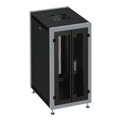 Шкаф напольный 19", 27U SYSMATRIX SL 6827.944 600x800x1330mm (ШхГхВ) передняя дверь двухстворчатая перфорированная, задняя дверь двухстворчатая перфор