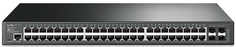 Коммутатор управляемый TP-LINK TL-SG3452 Jetstream L2+ 48*10/100/1000Mbps RJ-45 port, 4*1000Mbps SFP