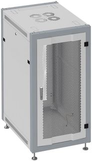 Шкаф напольный 19", 15U SYSMATRIX SL 6815.734 600x800x800mm (ШхГхВ) передняя дверь перфорированная, задняя дверь двухстворчатая перфорированная, повор