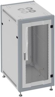 Шкаф напольный 19", 18U SYSMATRIX SL 6818.734 600x800x935mm (ШхГхВ) передняя дверь перфорированная, задняя дверь двухстворчатая перфорированная, повор