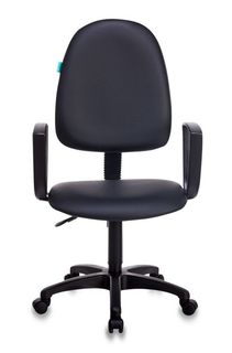 Кресло офисное Бюрократ CH-1300N цвет черный, престиж+ искусственная кожа, крестовина пластик