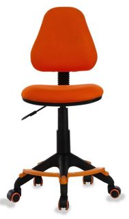 Кресло Бюрократ KD-4-F детское, оранжевый TW-96-1 крестовина пластик подст.для ног