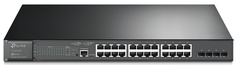 Коммутатор управляемый TP-LINK TL-SG3428MP 24x10/100/1000 PoE+ (Бюджет 384Вт), 4xSFP, 1 консольный порт RJ45, 1 консольный порт Micro-USB, L2+, 19"