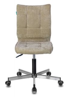 Кресло офисное Бюрократ CH-330M цвет песочный, Light-21, крестовина металл хром