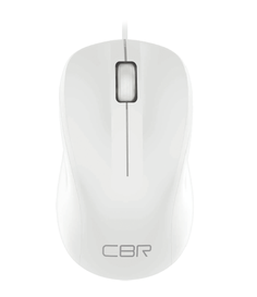 Мышь CBR CM 131 CM 131 White проводная, оптическая, USB, 1200 dpi, 3 кнопки и колесо прокрутки, ABS-пластик, длина кабеля 2 м, белый