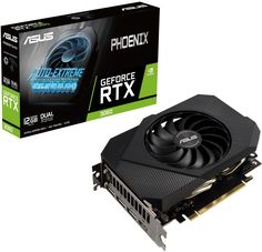 Видеокарта PCI-E ASUS GeForce RTX 3060 Phoenix (PH-RTX3060-12G) 12GB GDDR6 192bit 8nm 1320/15000MHz HDMI/3*DP