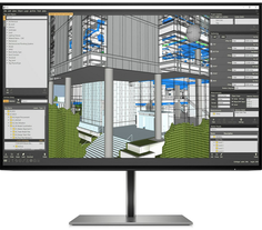 Монитор 23,8" HP Z24n G3 1C4Z5AA 1920x1200, 16:10, IPS, 350 cd/m2, 1000:1, 5ms, 178°/178°, HDMI, USB, DisplayPort, 50/60 Hz, Height adjustable, Silver
