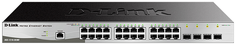 Коммутатор D-link DGS-1210-28/ME/B2A 24xUTP 100/1000, 4xSFP, L2, 19"