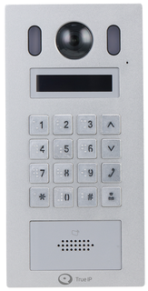 Вызывная панель True IP Systems TI-3220WD 2 Mp IP камера, SIP, TCP/IP, ONVIF, RTSP, DTMF, Режимы: сервер или клиент для SIP сервера, DC12V или POE(802