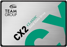 Накопитель SSD 2.5 Team Group T253X6002T0C101 CX2 2TB SATA 6Gb/s 3D SLC 540/490MB/s MTBF 1M RTL