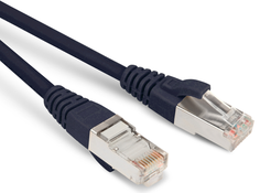Кабель патч-корд F/UTP 5e кат. 15м. Hyperline PC-LPM-STP-RJ45-RJ45-C5e-15M-LSZH-BK черный
