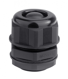 Кабельный ввод DKC 53M6335 IP68, M63, с мембраной, черный, для кабеля d.29-35mm, "Express"