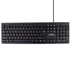 Клавиатура Garnizon GK-130 черная, USB, 104 кл, кабель 1.5м Гарнизон