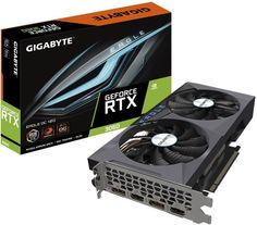 Видеокарта PCI-E GIGABYTE GeForce RTX 3060 EAGLE OC (GV-N3060EAGLE OC-12GD 2.0) 12GB GDDR6 192bit 8nm 1320/15000MHz 2*HDMI/2*DP