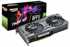 Видеокарта PCI-E Inno3D GeForce RTX 3060 TWIN X2 (N30602-12D6-119032AH) 12GB GDDR6 192bit 8nm 1320/15000MHz HDMI/3*DP RTL