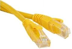 Кабель патч-корд U/UTP 6 кат. 0,5м Hyperline PC-LPM-UTP-RJ45-RJ45-C6-0.5M-LSZH-YL желтый