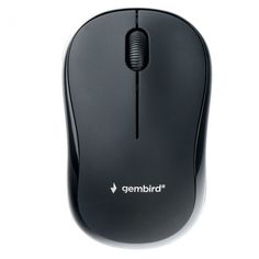 Мышь Wireless Gembird MUSW-255 черная, 2.4ГГц, 3 кнопки,1000DPI