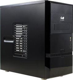 Корпус mATX InWin ENR022 6121652 черный, без БП, 2*USB 2.0, audio