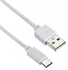 Кабель интерфейсный Digma 1084552 USB (m)-USB Type-C (m) 0.15м белый
